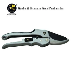 (GD-11356) 8 inch SK5 High Carbon Steel Ratchet Anvil Pruner Bonsai Pruner Gardening Secateurs Ratchet Pruner