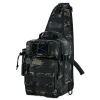 Geertop  Water Resistant &amp; Weatherproof Fishing Tackle Sling Shoulder Backpack with Tackle Box &amp; Fishing Rod Holder Lure Bag
