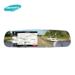 Germid OEM frameless interior smart car mirror with 4.3 inch LCD monitor reverse camera display guideliness for luxury car