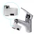 Import GIBO USB charge water saver device automatic basin tap adapter ABS white bathroom tap adapter from China