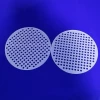 Glass honeycomb percolator quartz glass filter disc