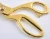 Import Gold Sewing Cut Dressmaking Tailor Shear Pinking Scissor Leather Craft Fabric Upholstery Tool Textile denim Cutter from China