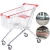Import good price folding japanese shopping trolley luggage cart metal food cart from China
