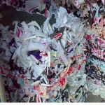 Good quality grade A PU rebond foam sponge scrap with fabric cloth