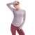 Import Good Selling Moisture Wicking Long Sleeve Yoga Crop Top Womens Fitness Wear from China