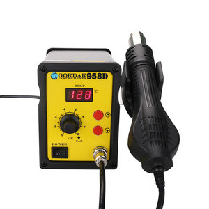 GORDAK 958D hot air gun electric soldering iron separate blowing IC circuit board with blowing nozzle soldering station