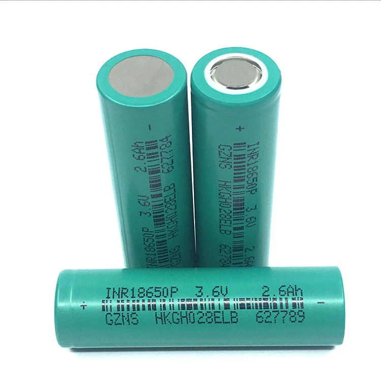 Grade A 2600mAh 18650 Battery for Electric Bike Scooter Li-ion Battery Custom Flat Top Low Price 18650 Battery Pack