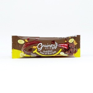 Grainey Cereal Bar Multi Grain Snack Chocolate Banana Flavor 20gr
