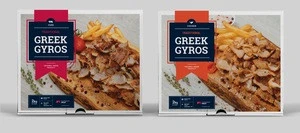 Greek / Mediterranean Original Chicken Meat Gyros - 2kg Packaging Precooked Frozen Food Product