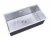 Gudsink 8146 undermount kitchen sink single bowl sink brushed finish stainless steel handmade kitchen basin sink