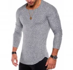 Gyms Bodybuilding Men shirts Long Sleeve Mens Tshirts Slim Fit Man Tees Fitness Elastic shirts