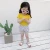 Import H2744/ New Design Summer Solid Color Short Sleeve Plain Cotton T shirt for Girls from China