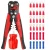 Import Hand Tool Kit electronics Wire Stripping Crimping Pliers Set Screwdriver 30pcs Terminal Crimper and Stripper Set from China