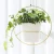 Import Hanging Planter, Set of 2 Metal Plant Hanger with Plastic Pot, Flower Pot Plant Holder from China