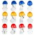 Import Head protective hard hat approved abs safety helmet construction from China