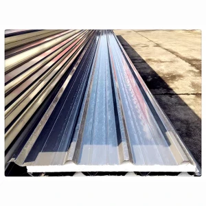 Heat Insulation Metal Roofing Sheets , EPS Cement Sandwich Panels