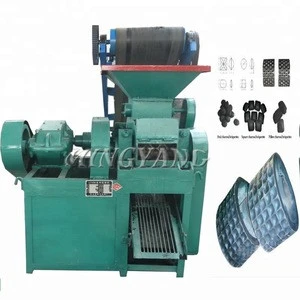 Heat Press Machines BBQ Bamboo Coconut Shell Coal Charcoal Powder Ball Briquette Making Machine With Factory Price