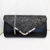 Hedaly 2020 luxury  simple fashion glitter envelop clutch evening bag