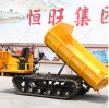Hengwang site tracked farm diesel use palm jining heavy duty bucket mini truck electric crawler dumper