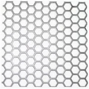 Hexagonal hole decorative perforated metal sheet