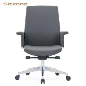 High-End Boss Executive Adjustable Ergonomic Office Chairs Swivel Real Leather Sillas De Oficina
