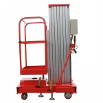 High End Electric Single Mast Man Lifter Aluminum Work Platform