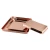 Import High grade mirror polishing gold&amp;rose gold stainless steel serving tray rectangular serving platter from China