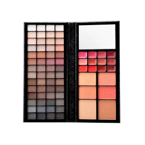 High Pigment Make Your Own Eye Private Label Cosmetics 74 Colors makeup  eyeshadow lip gloss blush set cosmetic pallet