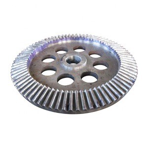 high precision customized casting steel straight bevel gear