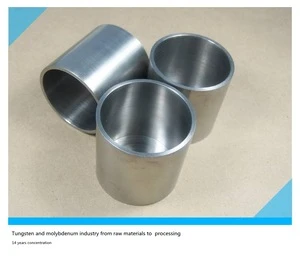 High Purity 99.95% Tungsten Crucible For Melting And Heating