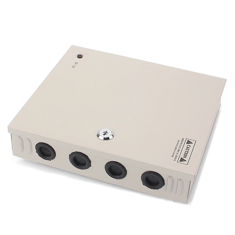 High quality CCTV 9CH switching power supply 12V10A power box cctv accessories for CCTV system SMPS-10A-9CH