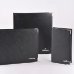 High quality chinese pu leather cover business credit card holder