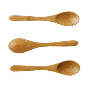 High quality cutlery set  bamboo spoon Reusable Small Bamboo Spoons