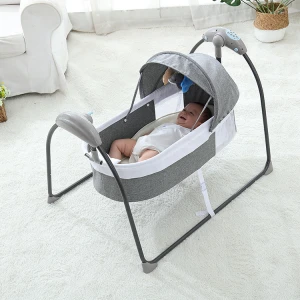 High Quality Eco-friendly Baby Crib Portable Baby Crib Portable Baby Hammock Cradle with Hanging Toy