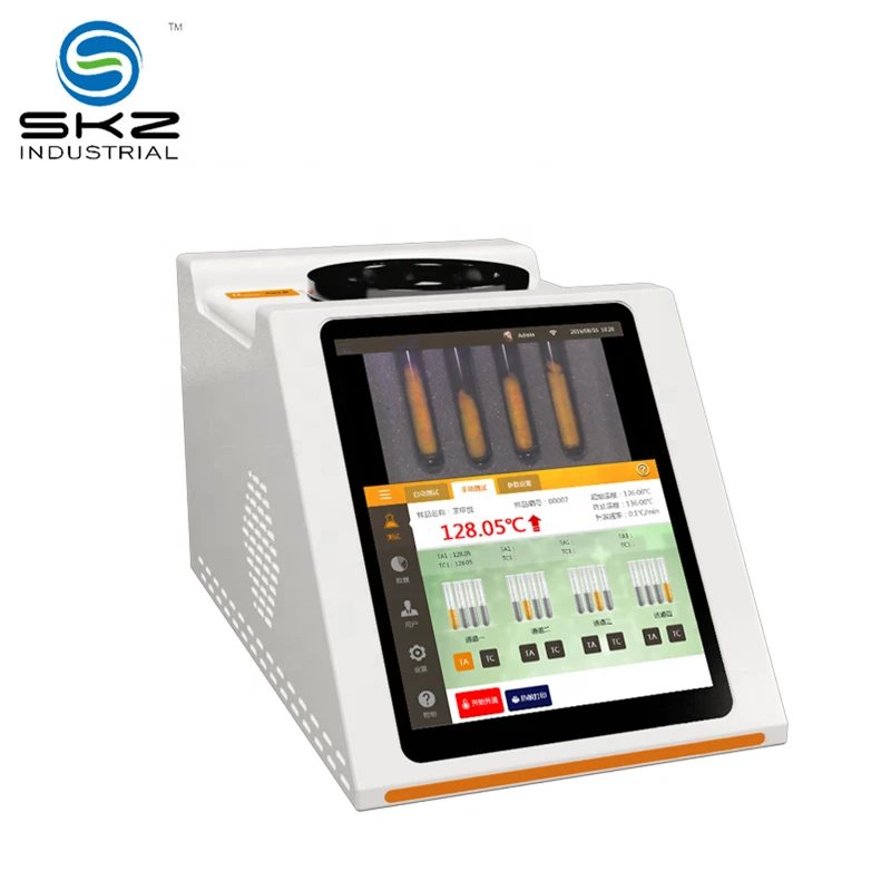 high quality F-D-A 21 CFR part 11 result storage 1000 temperature upto 400 Celsius melting point test machine device