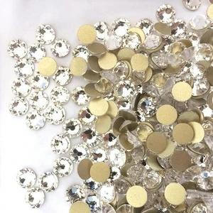 high quality flatback Korean hot fix rhinestone for necklace and phone case factory directly sale