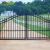 Import High quality house iron gates design, metal iron gate for villa from China
