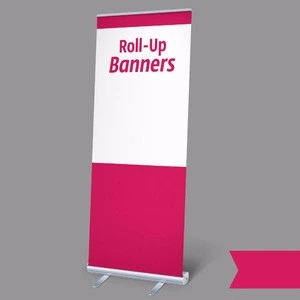 High Quality Indoor aluminum digital printing roll up banner display stand