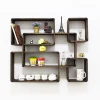 High quality luxury living room show pieces wooden rack for home decoration