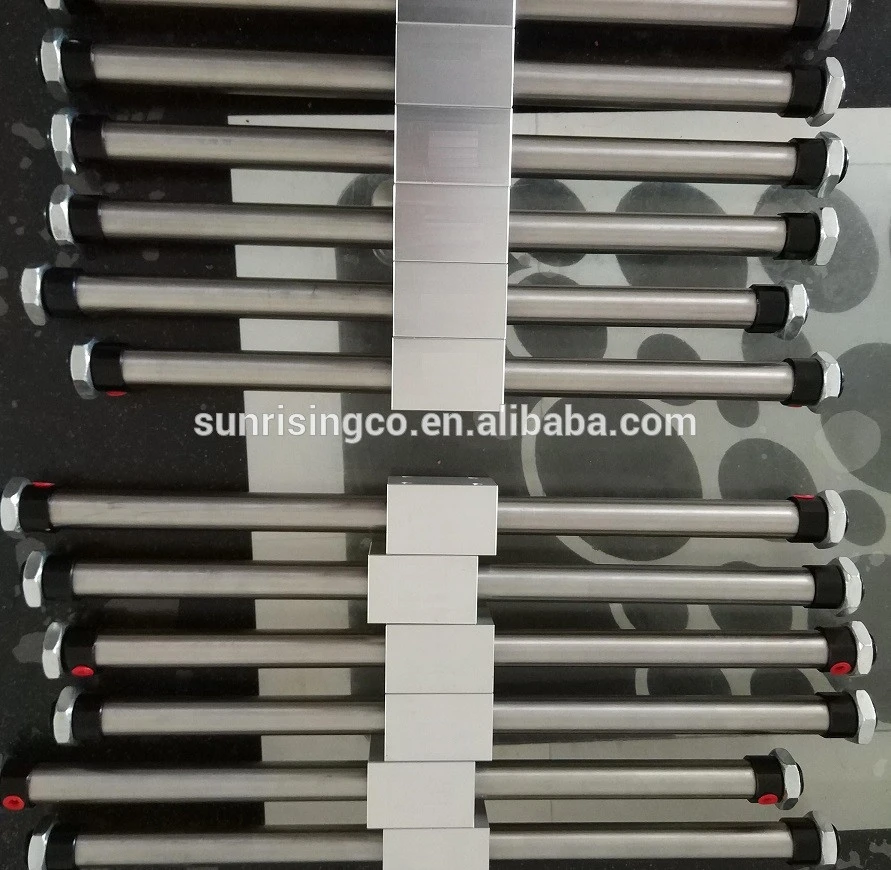 high quality magnetic coupling rodless pneumatic cylinder