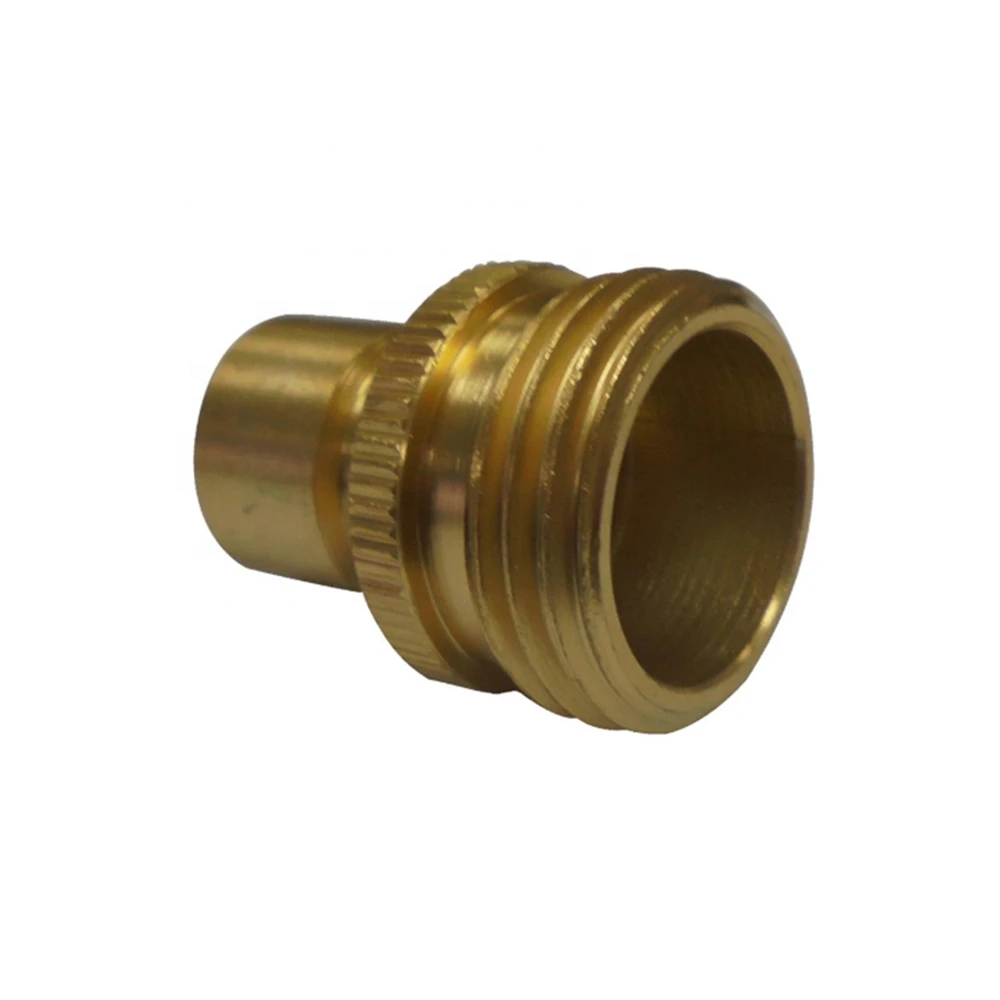 High Quality Male Aluminum Quick Connectors with Brass Finish Easy to snap in Heavy Duty Multi function Garden Hose Connector