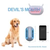High Quality Pet Toys Devils Mouth Shaped TPR Rubble Dog Chew Dental Toy