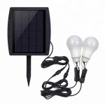 High quality portable rechargeable 1.5w solar bulb IP65 Waterproof outdoor sensor solar led garden light with detachable spike