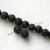 Import High quality semi-precious stone beads, black lava bead, 6mm stone beads from China