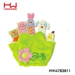 High Quality Soft Animal Finger Puppet And Story