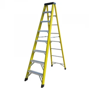 High strength a type fiberglass insulated step ladder