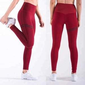 High Waist Stretch Scrunch Butt Gym Leggings Athleisure Yoga Pants Sportswear Manufacture