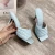 Import Hight quality fashion summer new styles casual high heel shoes woman thin heel from China