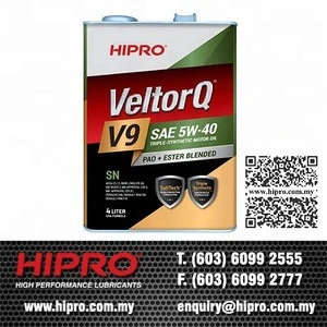 HIPRO Premium Lubricants - SAE 5W30 5W40 API SN Fully Synthetic Engine Oil