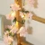 Import Holiday Decor Battery Power Artificial Flower LED Lights 2m 20LED Wedding Decor Lights Indoor Warm White Pink Fabric Flower Lamp from China